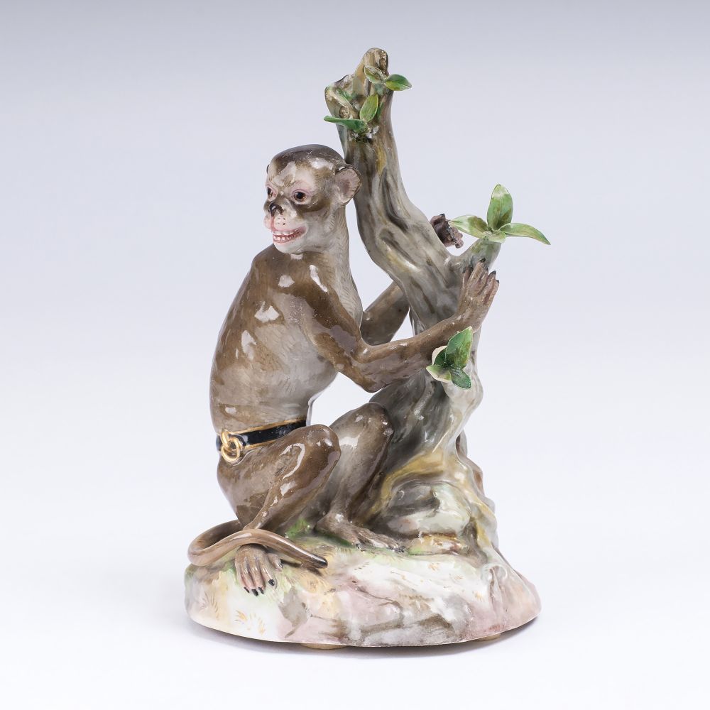 Johann Joachim Kaendler - A Rhesus Monkey A Rhesus Monkey