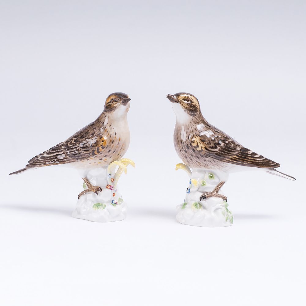 A Bird Pair 'Two Larks' - image 1