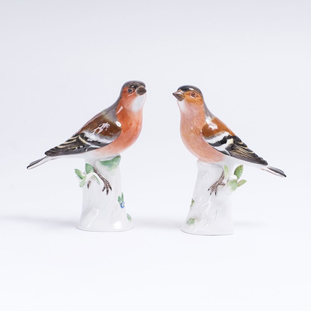Johann Joachim Kaendler - Vogelpaar 'Zwei Buchfinken' Vogelpaar 'Zwei Buchfinken'
