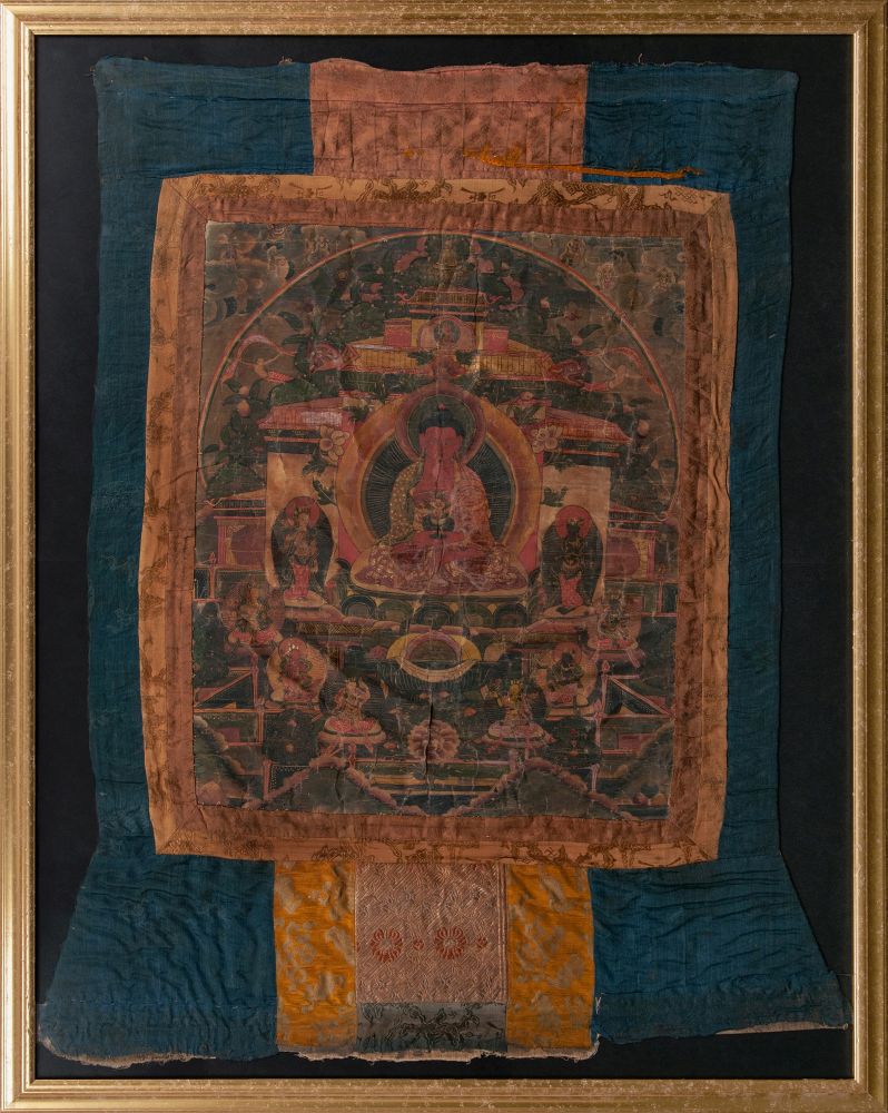 A Thangka of Amitayus A Thangka of Amitayus
