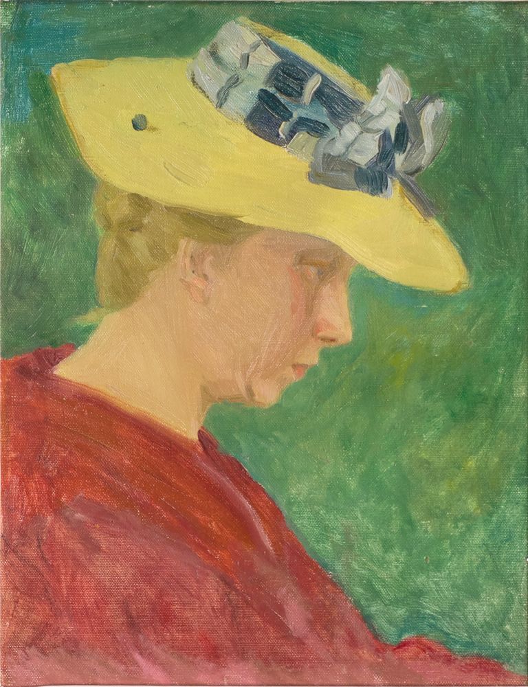 Antonia Eitner, the artist's wife