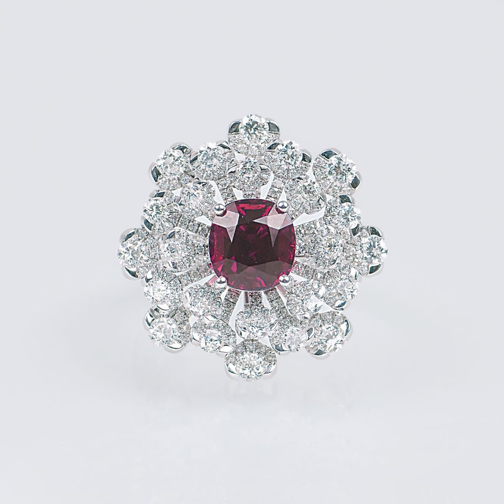 A Diamond Tourmaline Ring A Diamond Tourmaline Ring