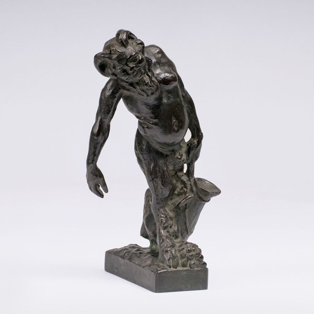 Hugo (Eduard August) Klugt - Trunkener Silen mit Weinkrug Trunkener Silen mit Weinkrug