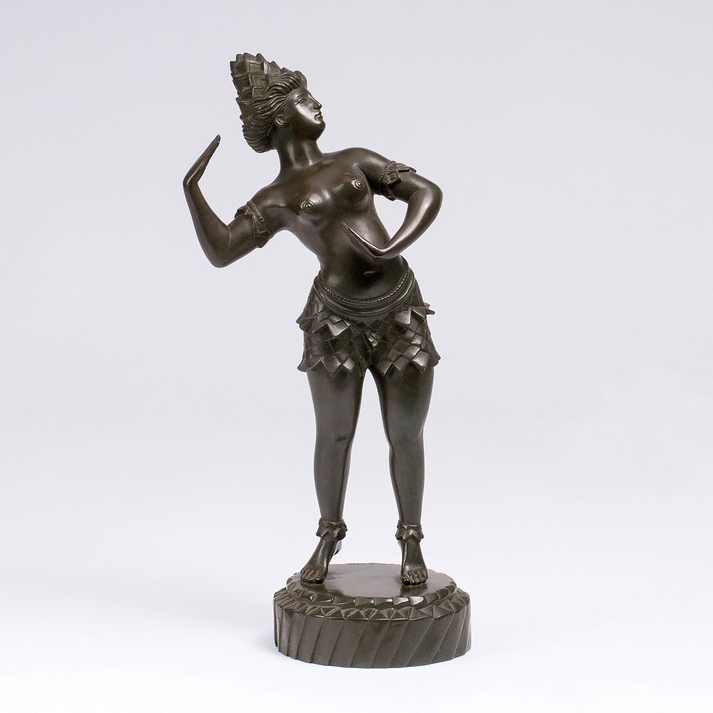 Karl Weinberger - An Art Deco Nude Dancer An Art Deco Nude Dancer
