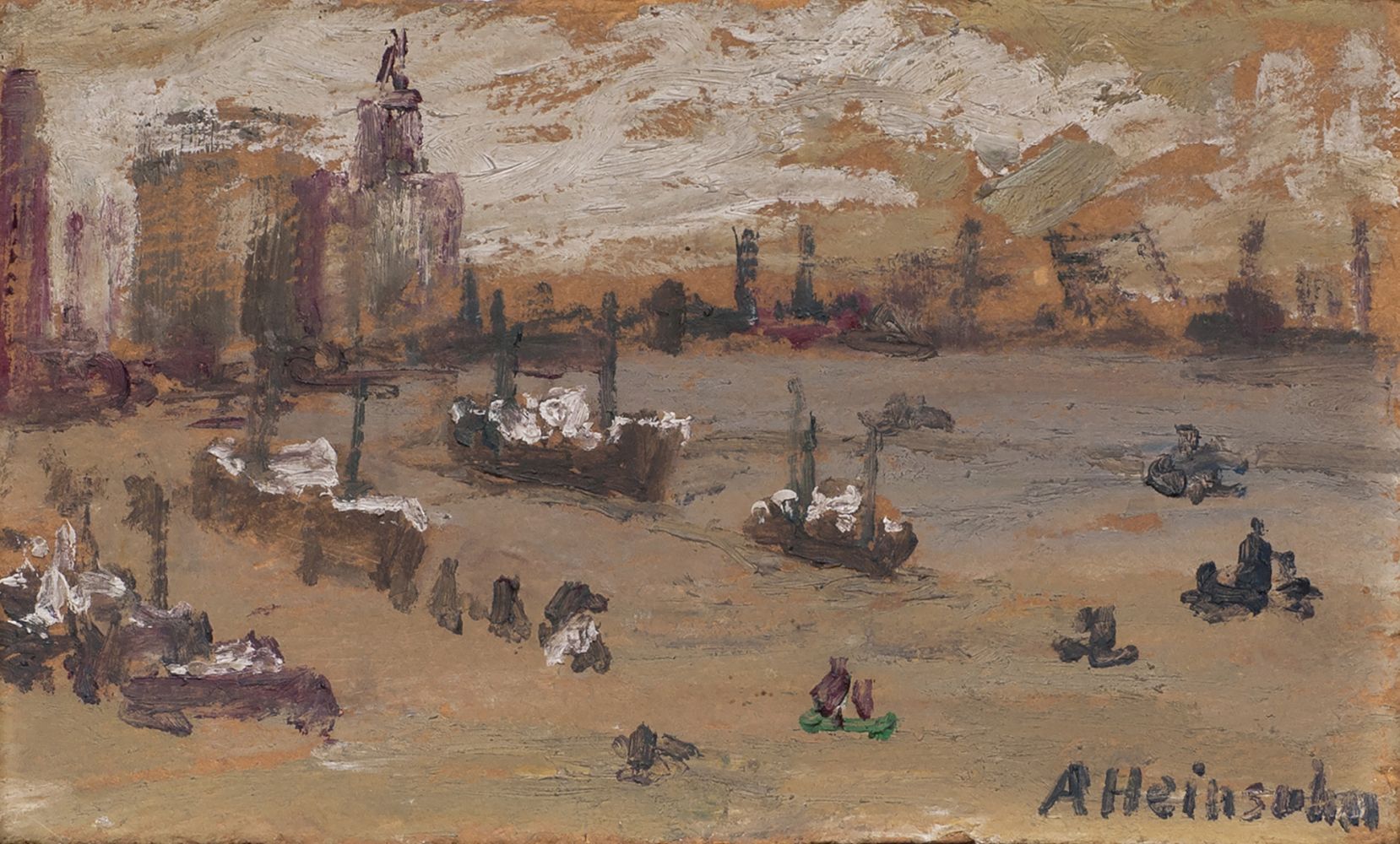 Alfred Heinsohn - Hamburger Hafen Hamburger Hafen