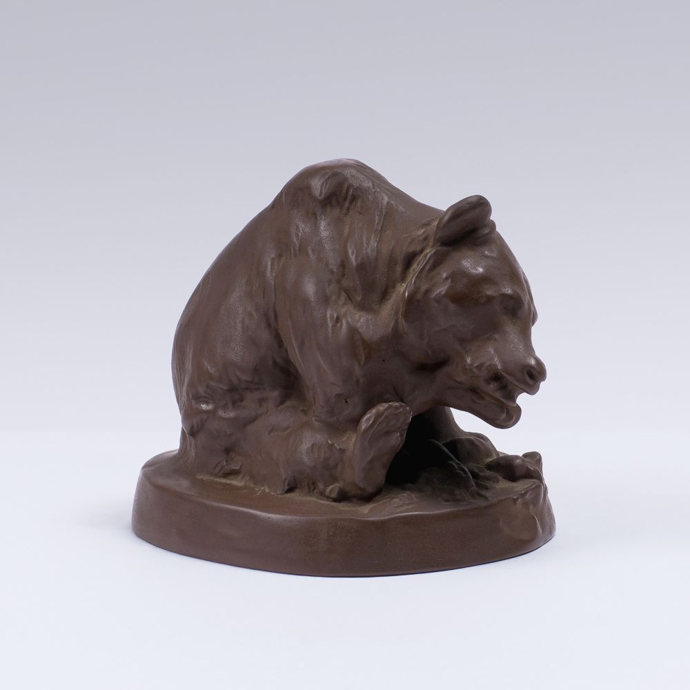 August Gaul - A Feeding Bear A Feeding Bear