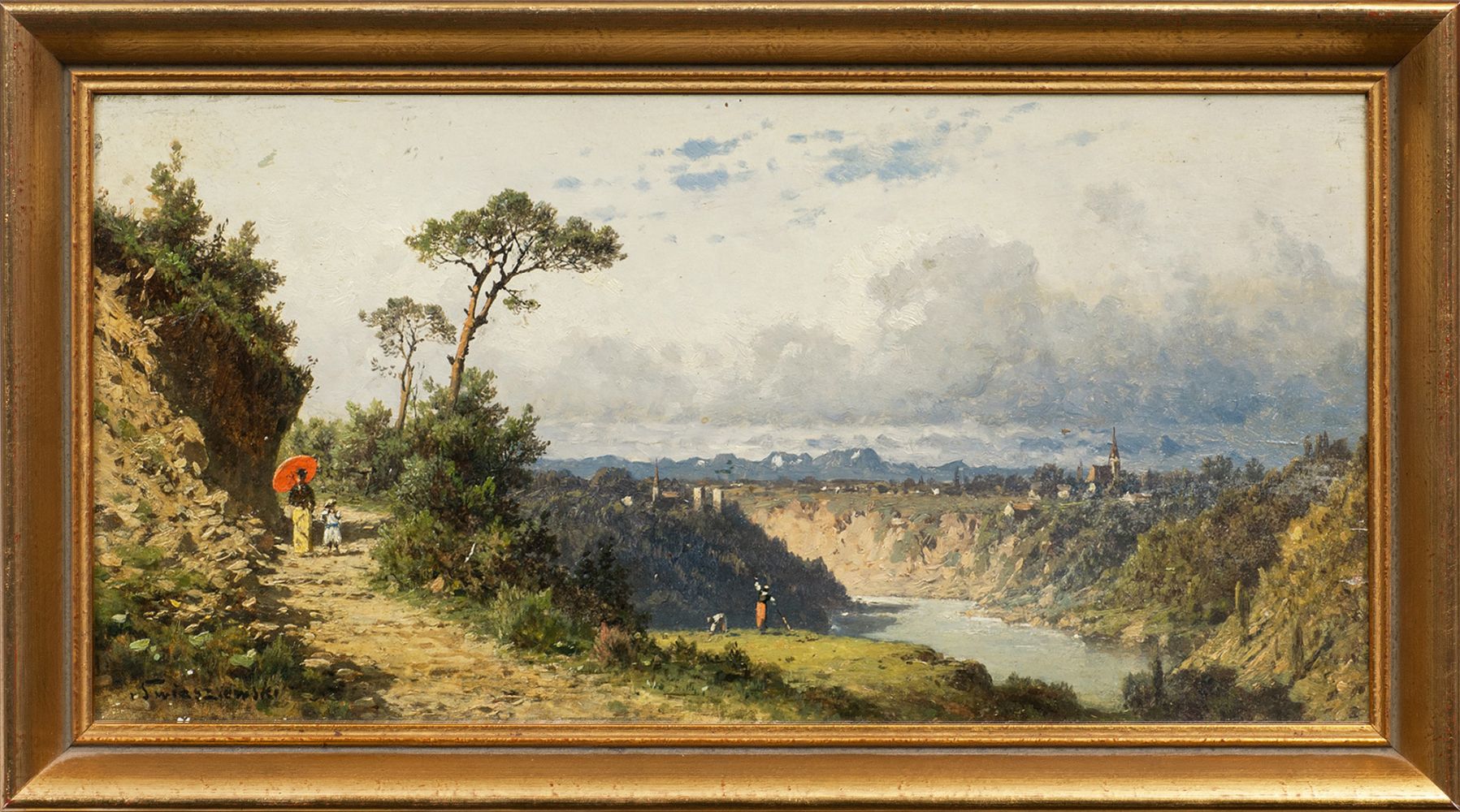 Promenade by a River Valley - image 2