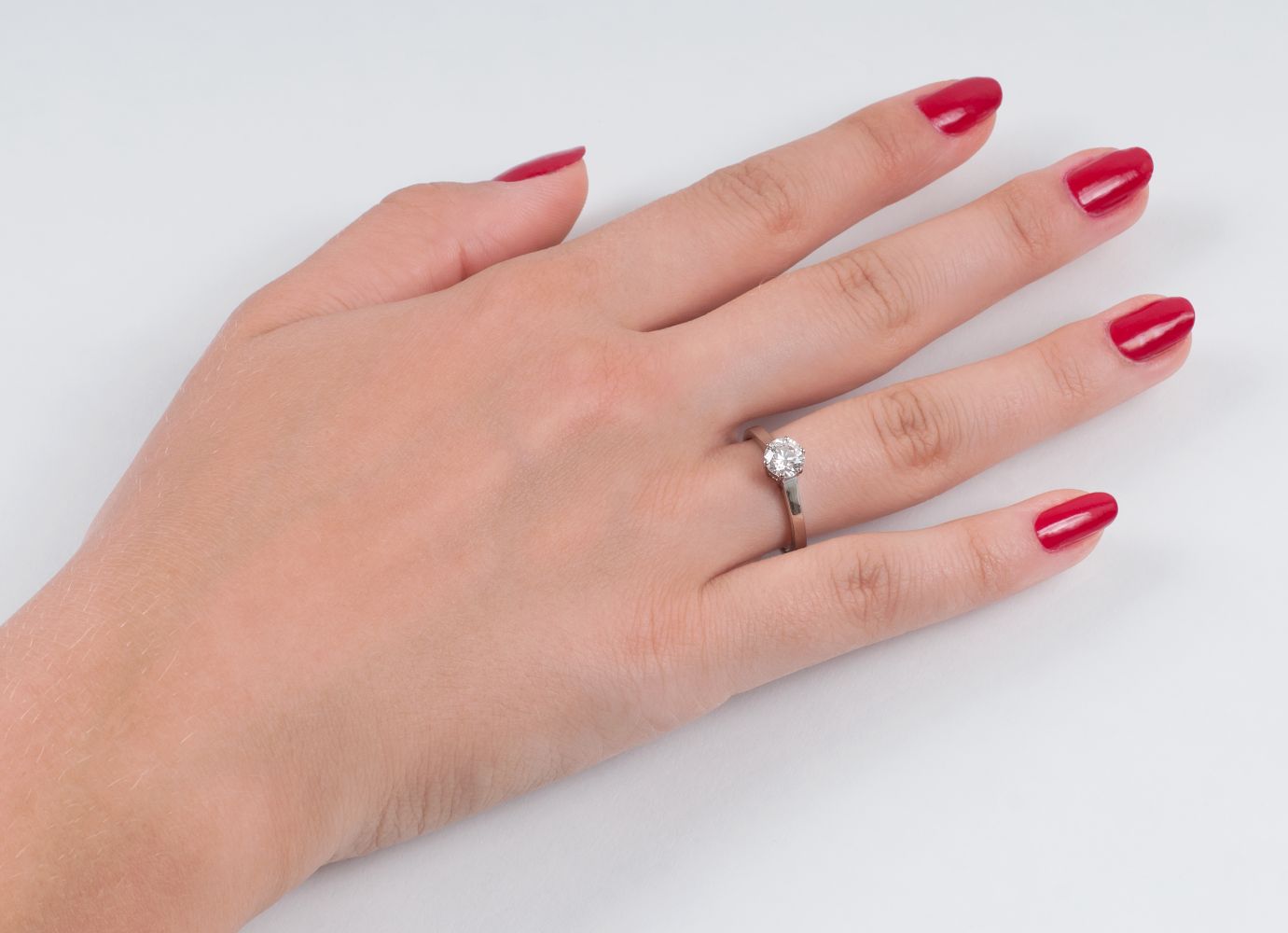 A Solitaire Diamond Ring - image 2