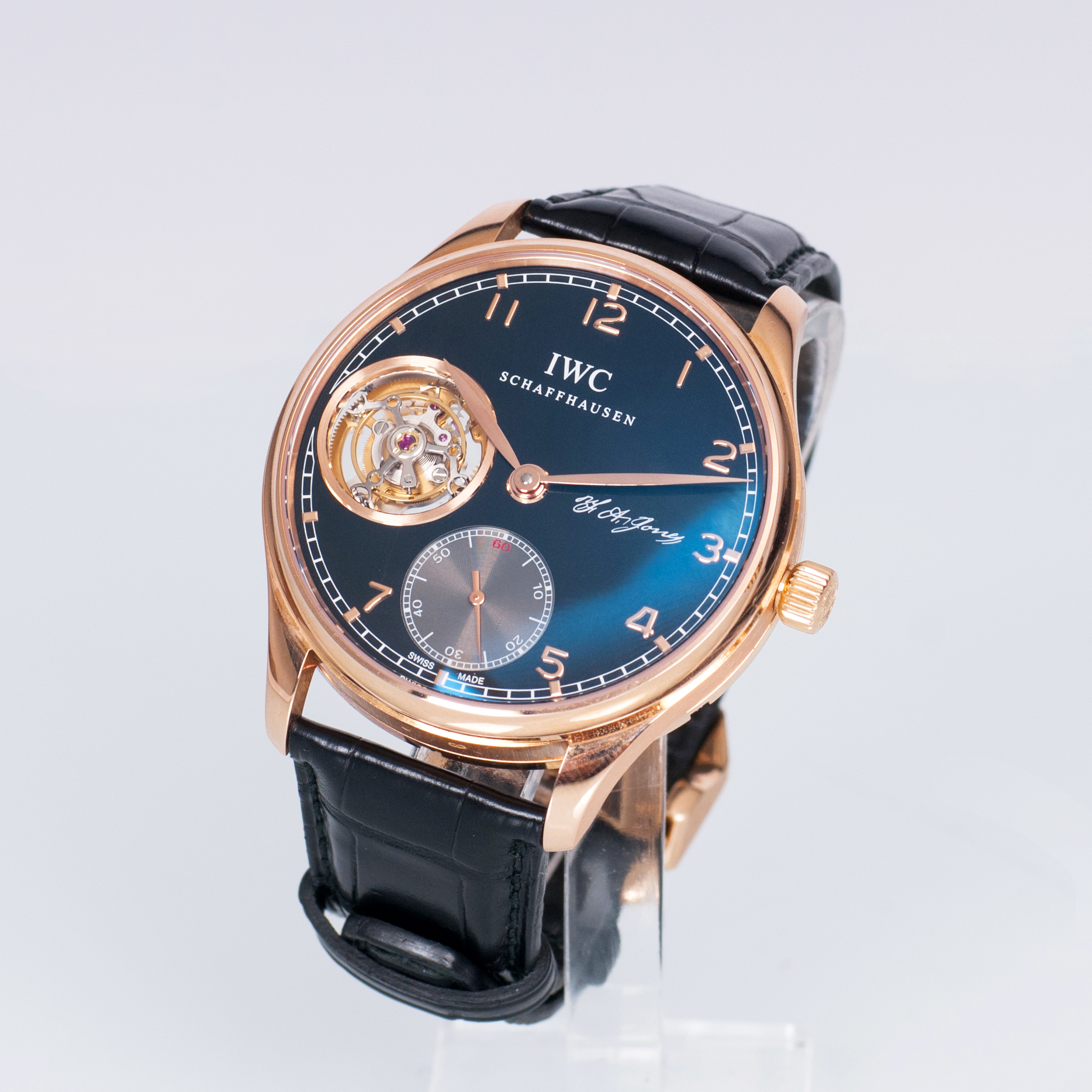 A Limited Gentlemen's Wristwatch 'Portuguese Tourbillon'