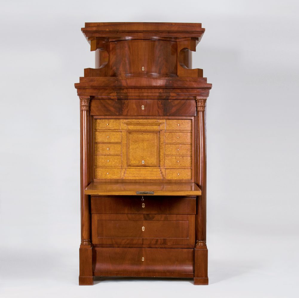 A Large Biedermeier Writing Cabinet - image 3