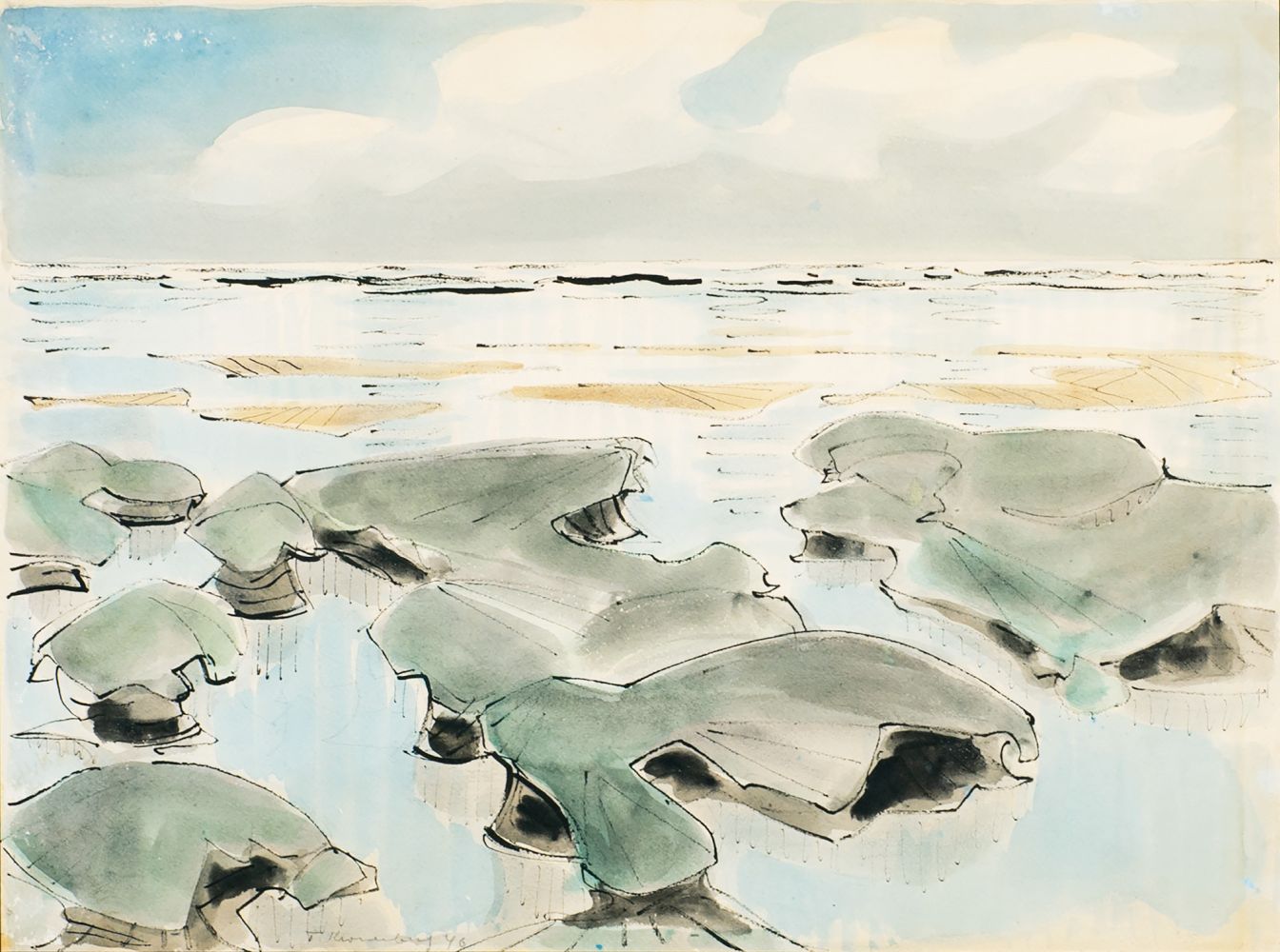 Fritz Kronenberg - Watt vor Sylt Watt vor Sylt
