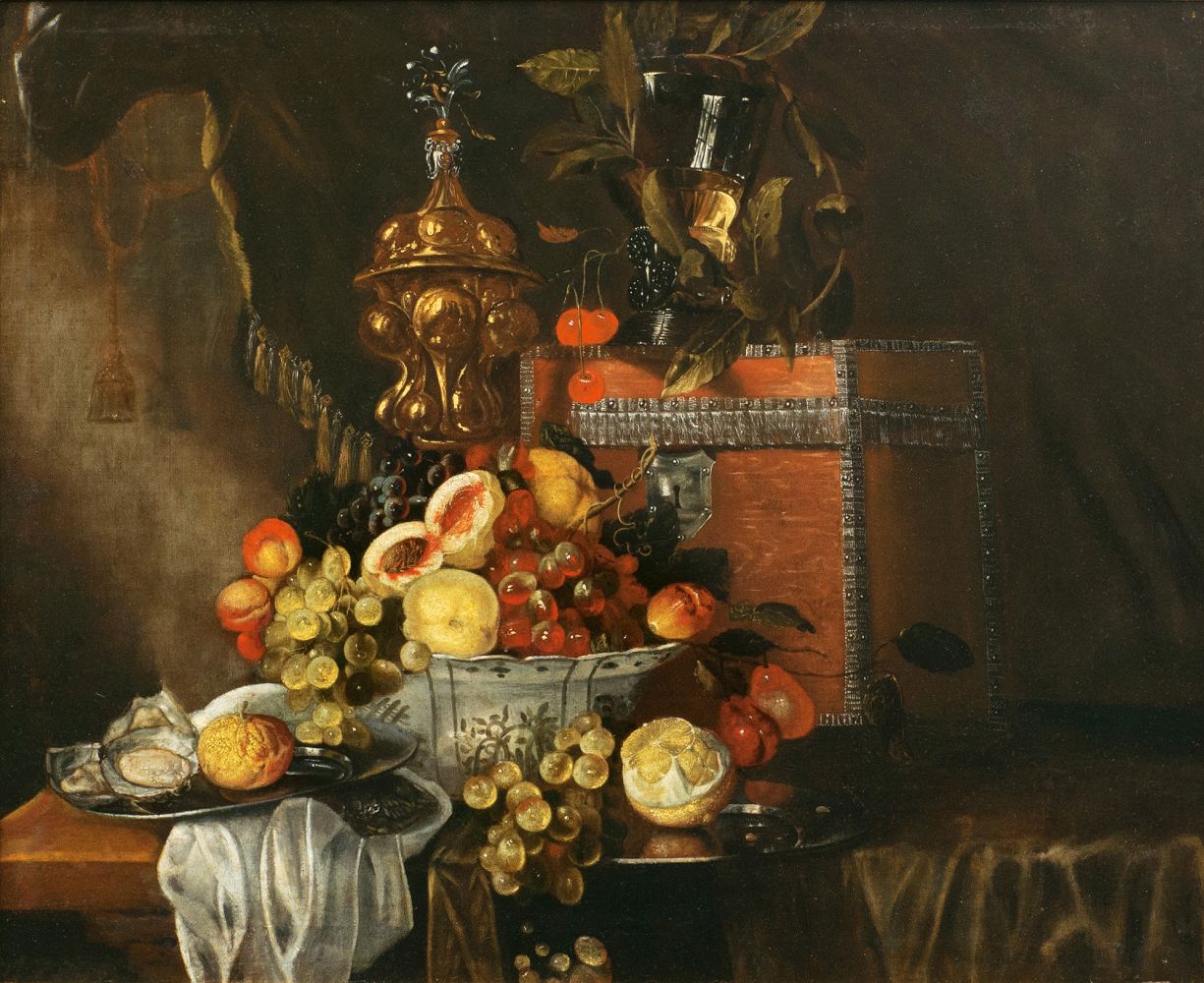 Pieter de Ring - Prunkstilleben mit Akeleipokal Prunkstilleben mit Akeleipokal