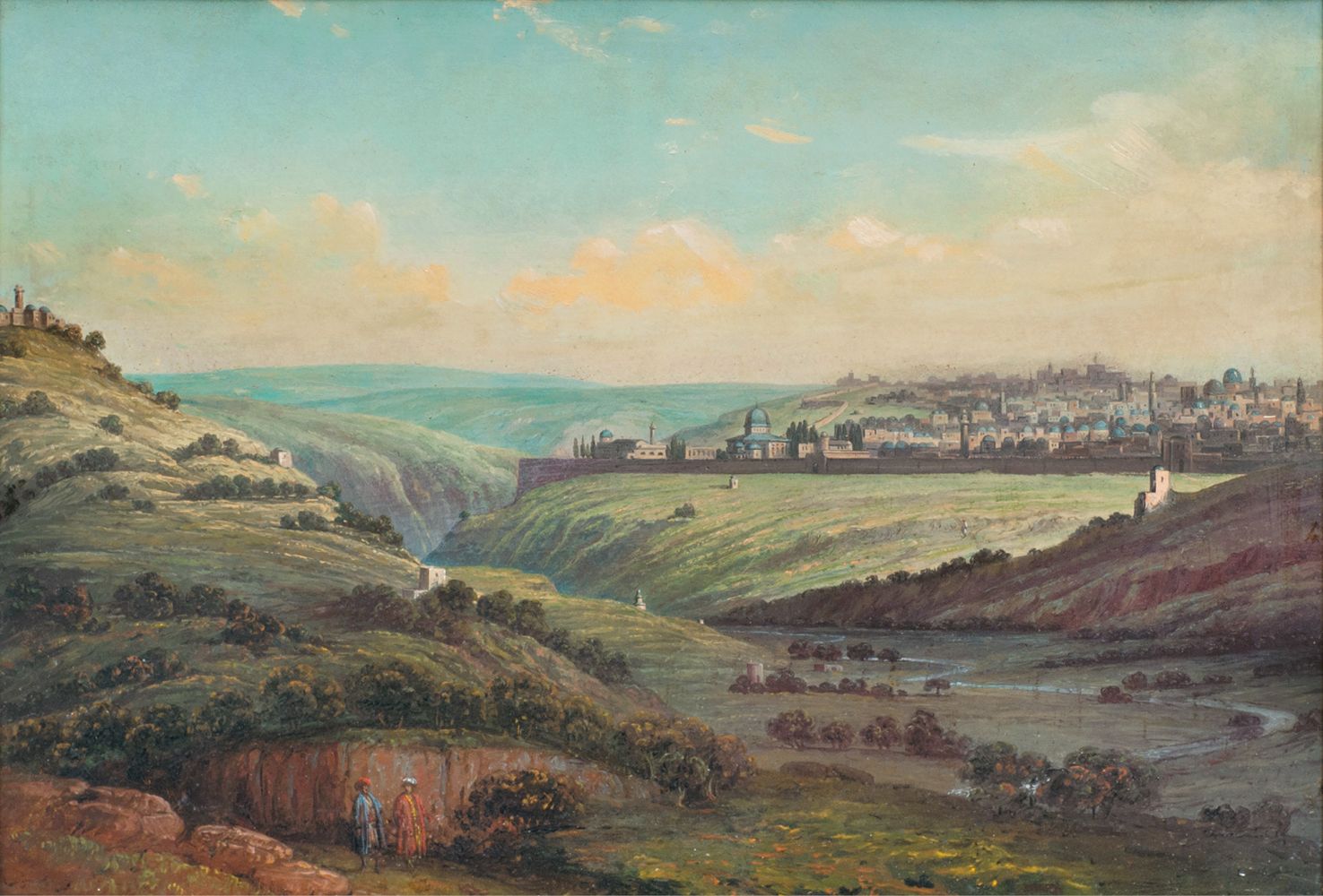 View onto Jerusalem from the Mount of Olilves