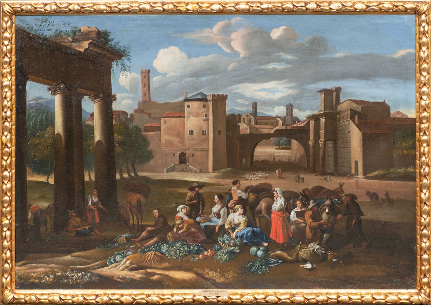 Paar Gegenstücke: Markt in römischen Ruinen - Bild 3