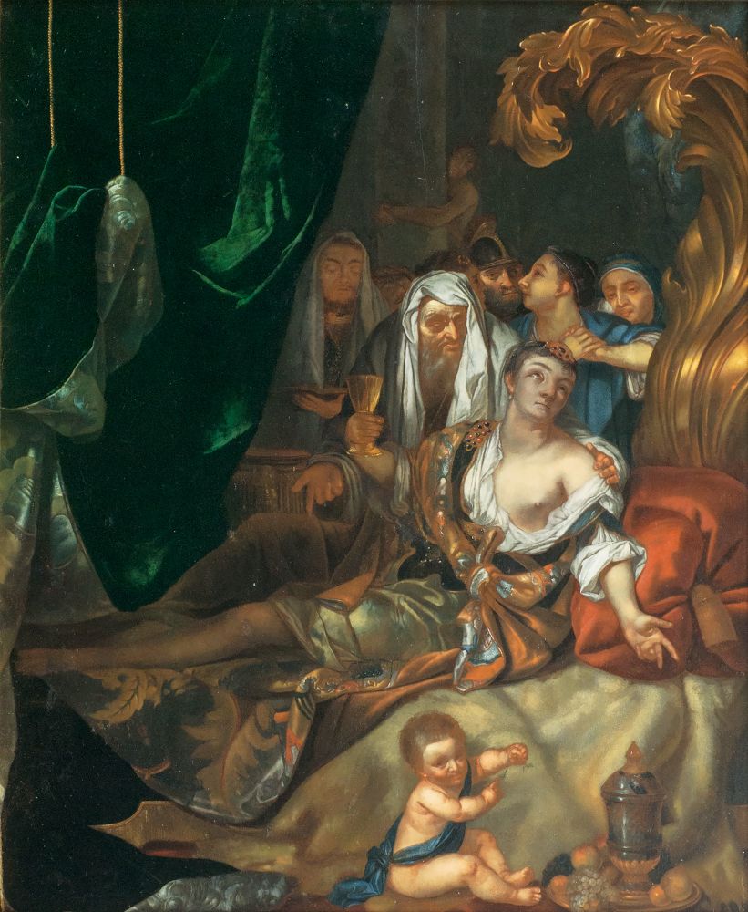 Herman van der Myn - Sophonisbe nimmt den Giftbecher Sophonisbe nimmt den Giftbecher