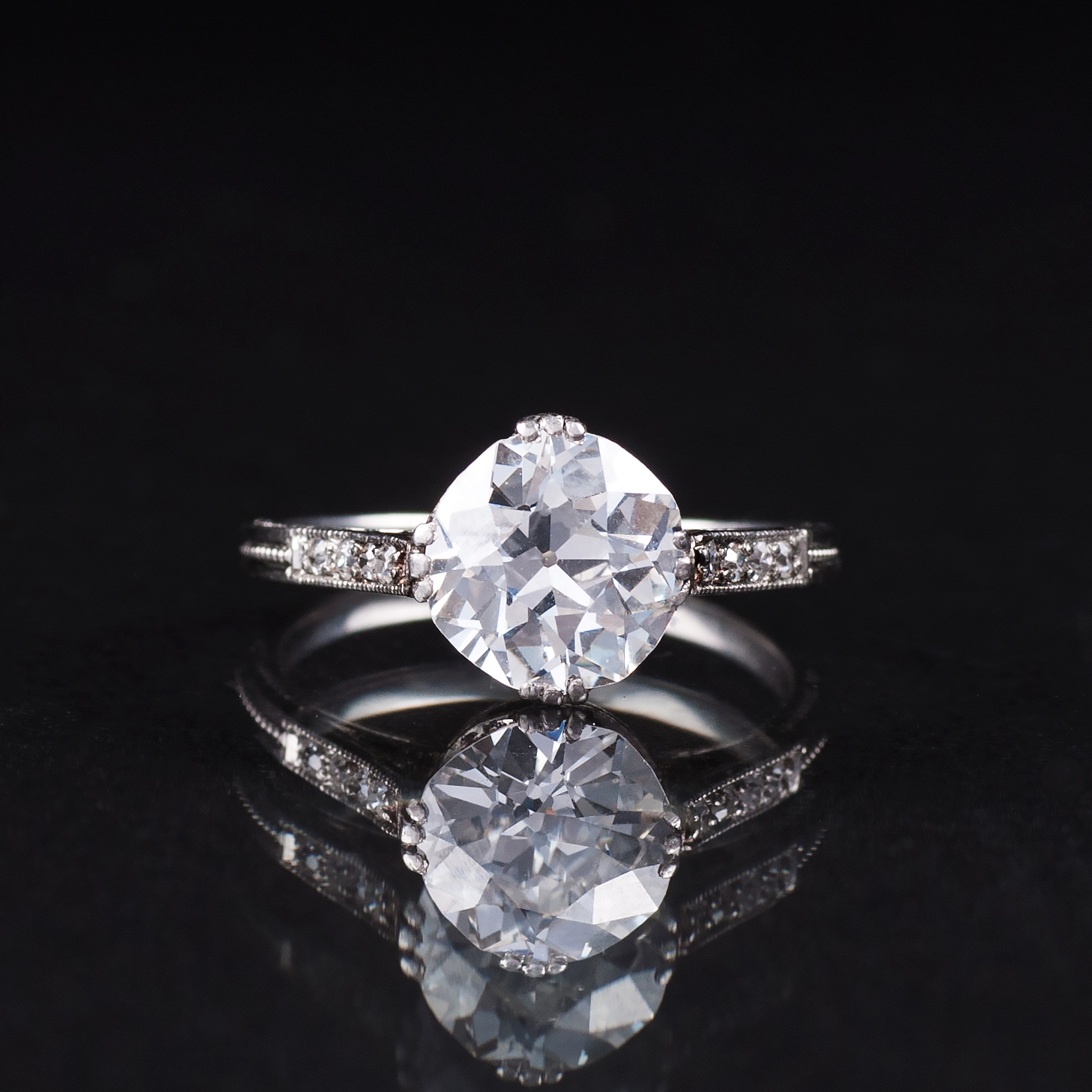 Jugendstil-Solitär-Ring Jugendstil-Solitär-Ring