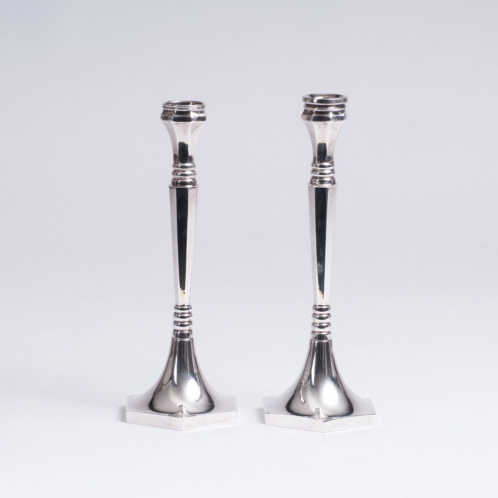 A Pair of Candleholders