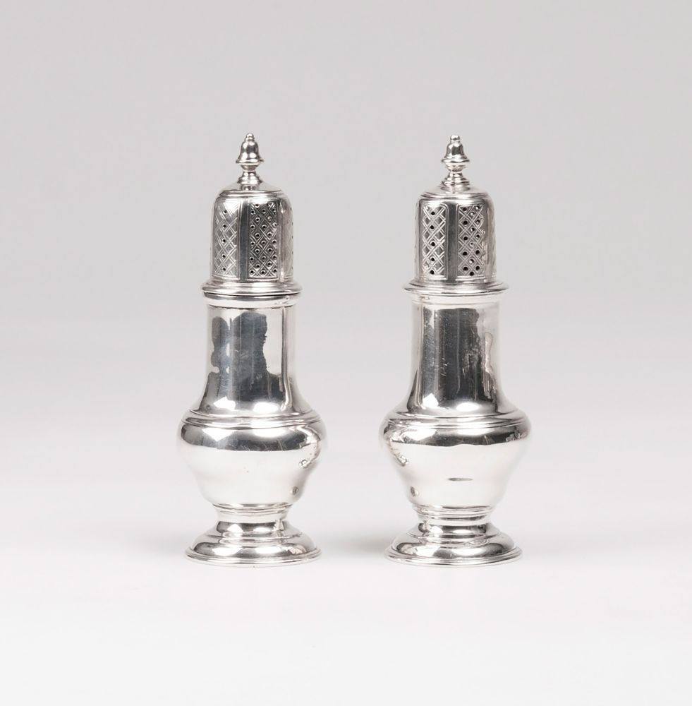 A Pair of Classical Sugar Casters A Pair of Classical Sugar Casters