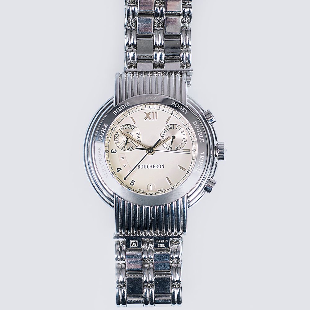 Boucheron - A Gentlemen's Wristwatch 'Chronogolf' A Gentlemen's Wristwatch 'Chronogolf'