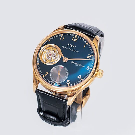 Limitierte Herren-Armbanduhr 'Portuguese Tourbillon'