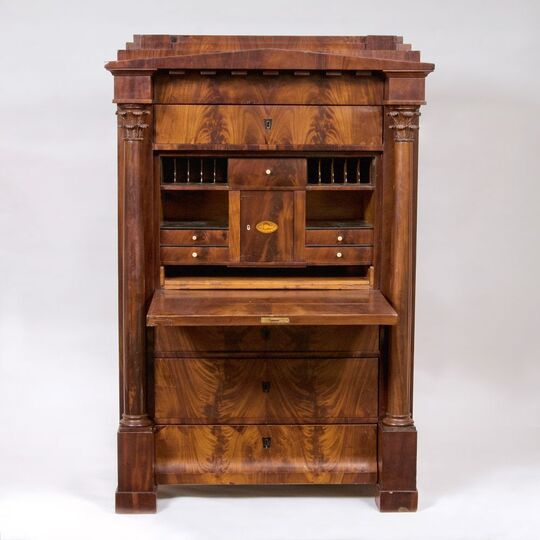 A Biedermeier Writing Cabinet