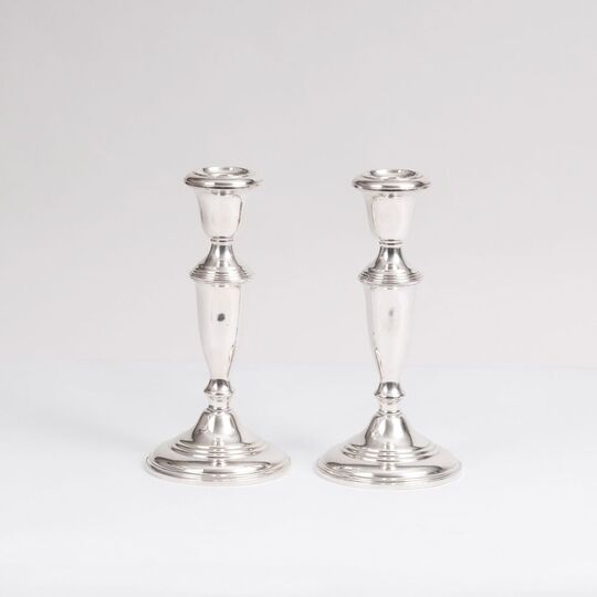 A Pair of Table Candleholders