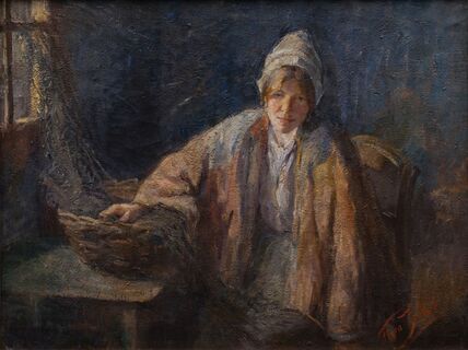 Young Dutch Woman by a Table