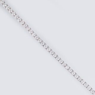 A White Diamond Tennis Bracelet