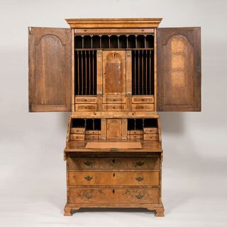 George II Bureau Bookcase