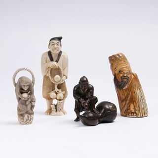 A Set of Four small Sculptures