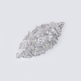 An Art-déco Diamond Brooch - image 2