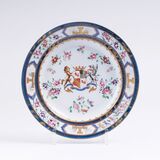 A Compagnie des Indes Plate with Coat of Arms - image 1