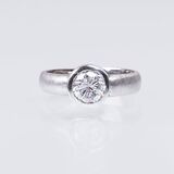 A Solitaire Diamond Ring - image 1