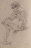 Seated female Nude - image 1