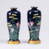 Paar Cloisonné-Vasen - Bild 1