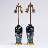 A Pair of Cloisonné Vases - image 2