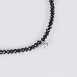 A Black Diamond Necklace with Solitaire Diamond - image 1