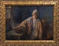 Young Dutch Woman by a Table - image 2