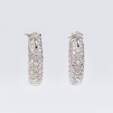 A Pair of Diamond Earrings