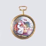 A Spindle Pocket Watch with fine Painting - image 1