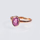 A Natural Pink Sapphire Ring - image 2