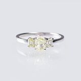 A Fancy Diamond Ring - image 1