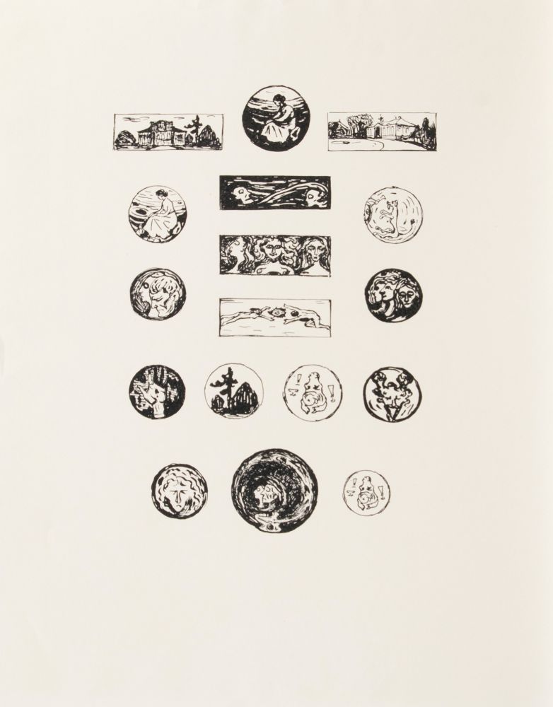 17 vignettes for the catalogue raisoné of Gustav Schiefler