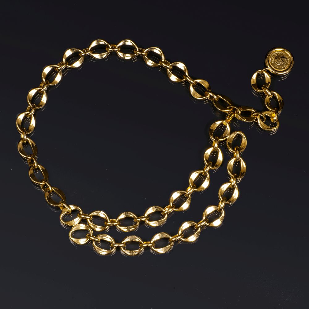 A Chain Belt with Coin Pendant - image 2