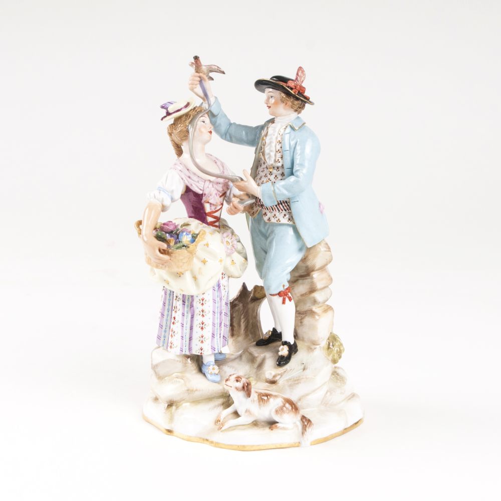 Michel Victor Acier - A Gallant Pair of Gardeners A Gallant Pair of Gardeners