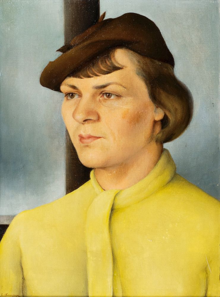 Carl Andreas Lange - Dame in Gelb Dame in Gelb