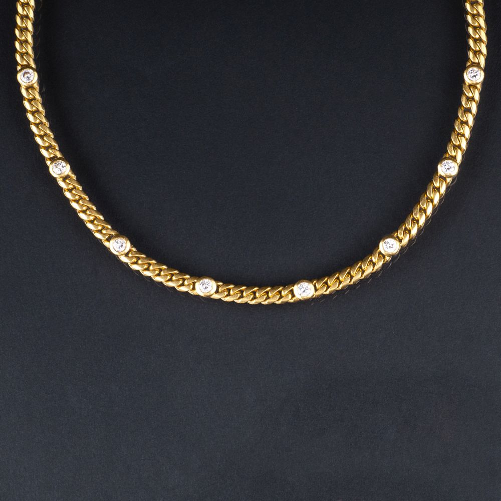 A Curb Chain Necklace
