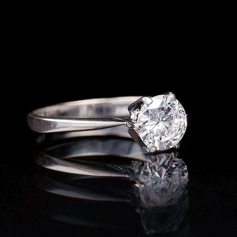 A Solitaire Diamond Ring - image 2