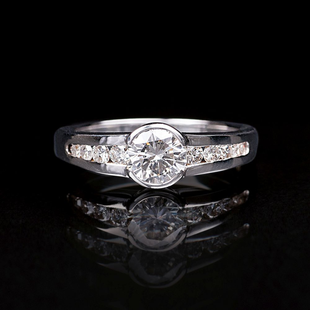 A Solitaire Diamond Ring A Solitaire Diamond Ring
