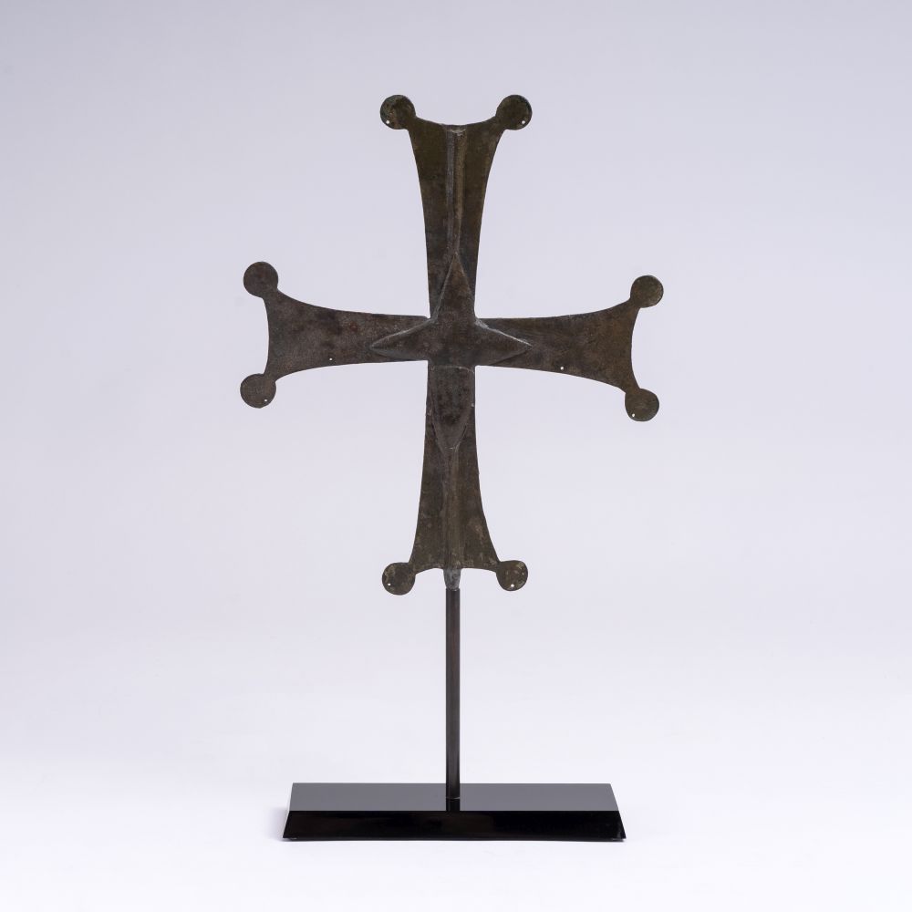Byzantinisches Prozessionskreuz mit biblischen Szenen - Bild 2